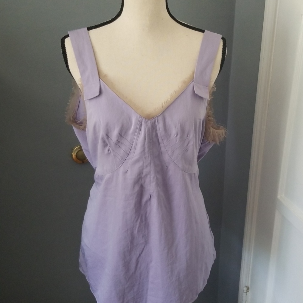 Simply VeraVera Wang dressy tank with pockets XL
